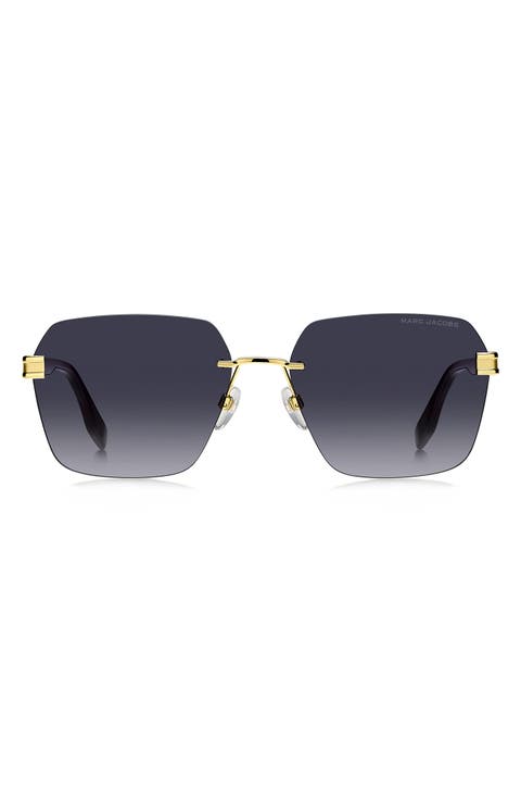 61mm Square Sunglasses