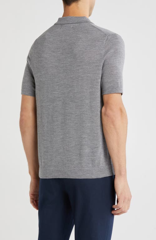 Nordstrom Merino Wool Polo In Gray