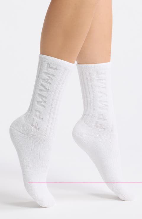 Recovery Cotton Blend Terry Crew Socks