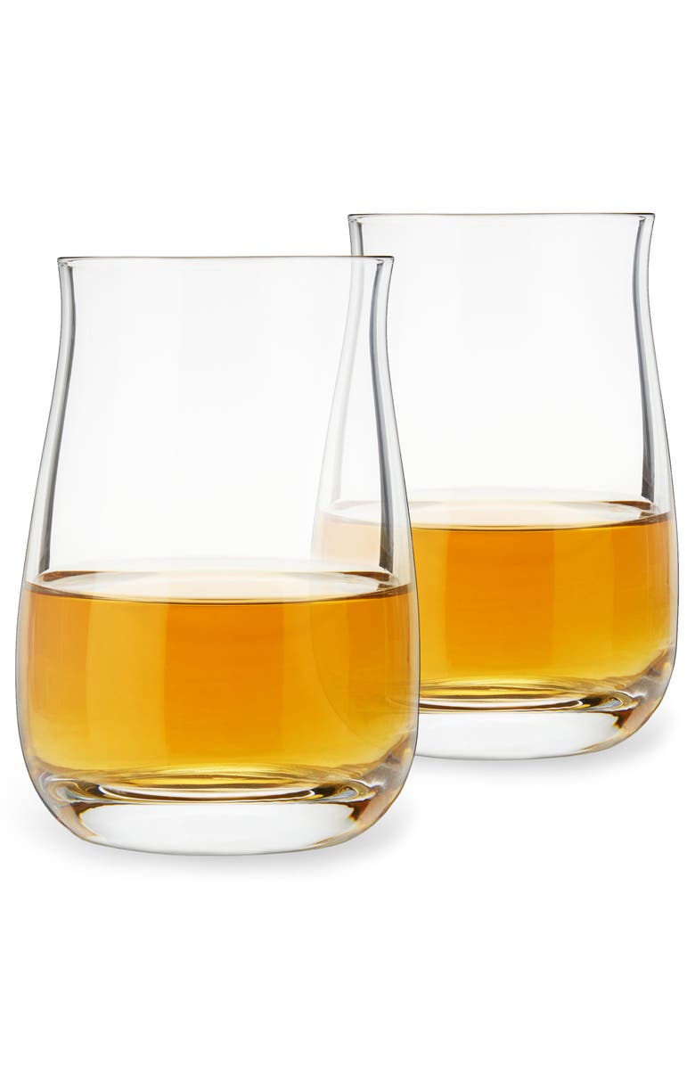 SPIEGELAU Single Barrel Bourbon Glass Set of 2, Main, color, Clear