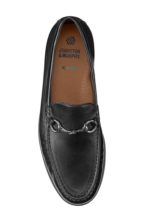 Johnston & Murphy Harrison Bit Loafer In Black Glove Leather