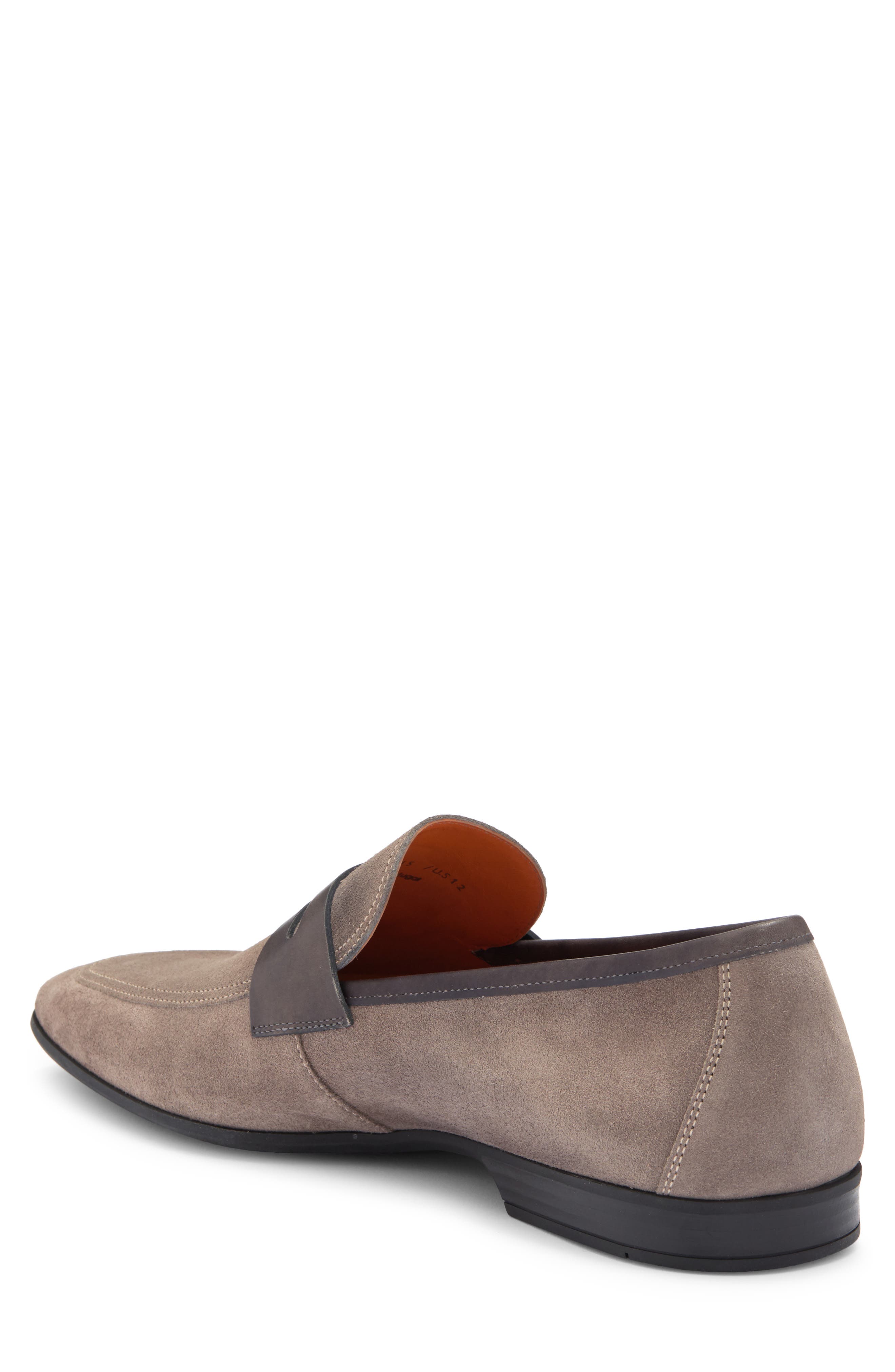 Vince Leather Penny Loafer, Alternate, color, TIERRA SUEDE