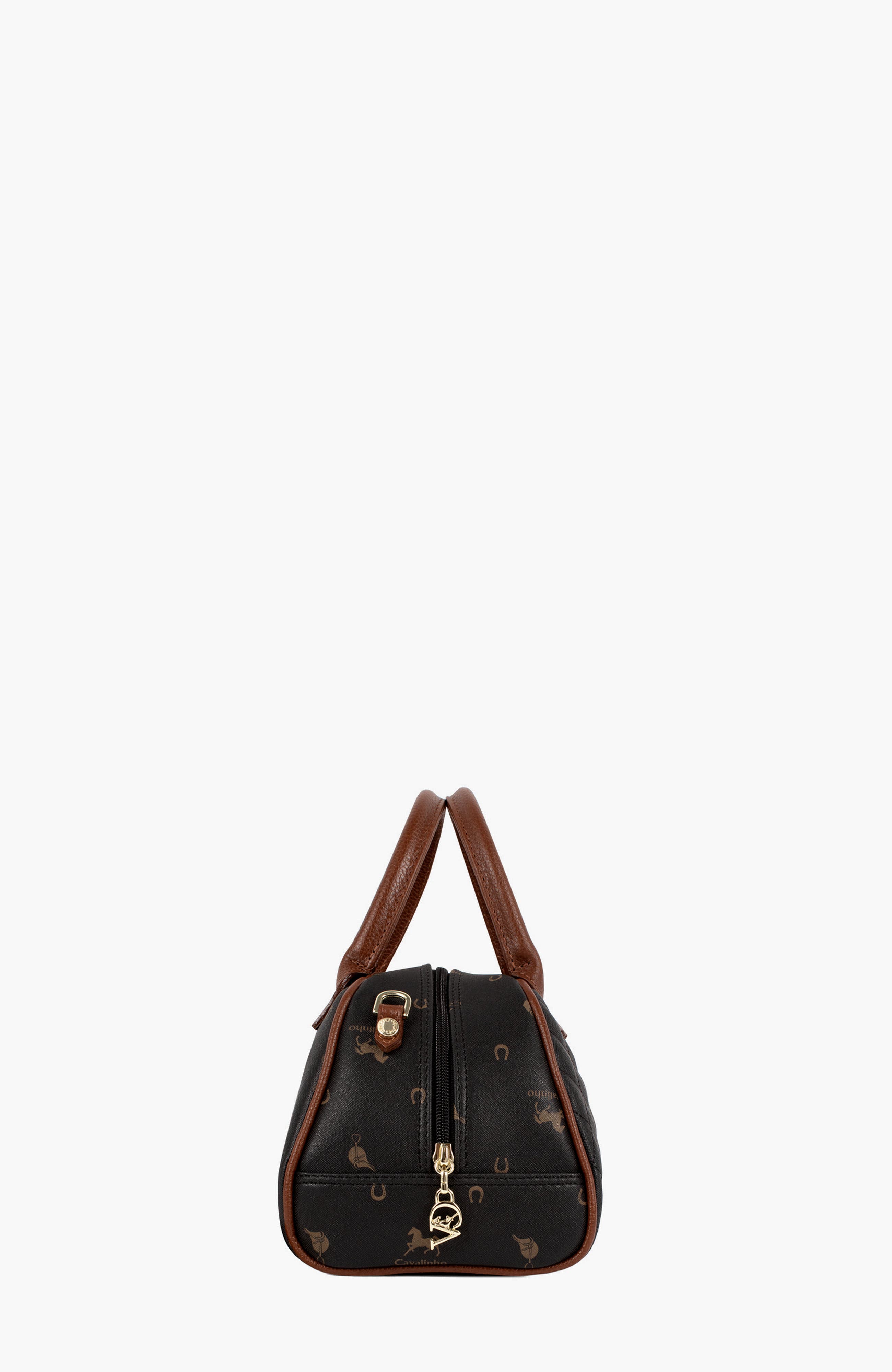 Di Cavallo 616 Handbag, Alternate, color, Black / Brown