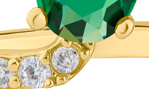 Cz By Kenneth Jay Lane Serpent Cubic Zirconia Ring In Multi