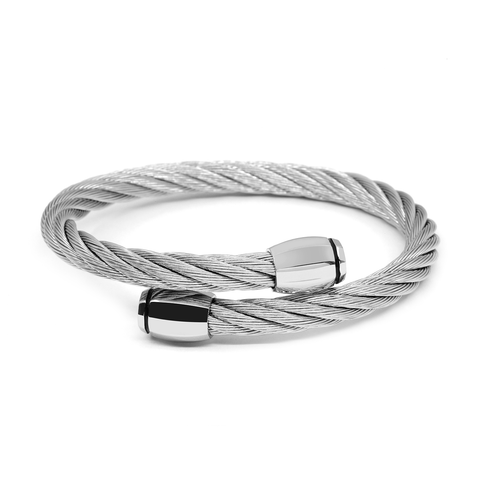 Celtic Bangle - Black Line