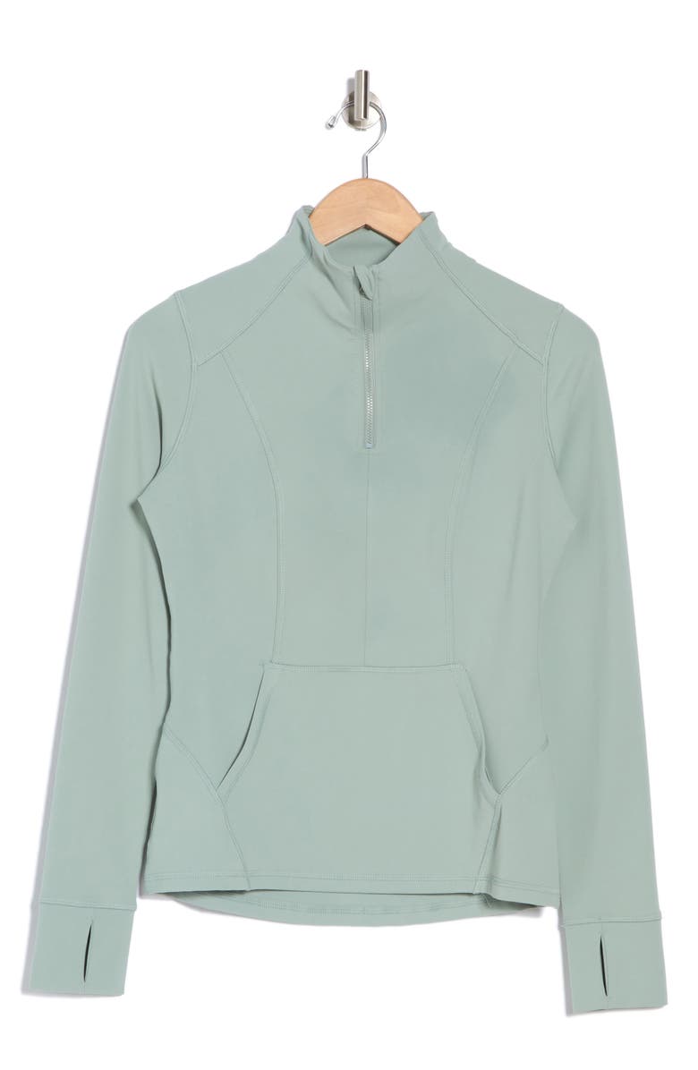 YOGALICIOUS Nude Tech Hills Half Zip Jacket, Alternate, color,