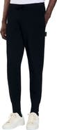 SANDRO Knit jogging bottoms