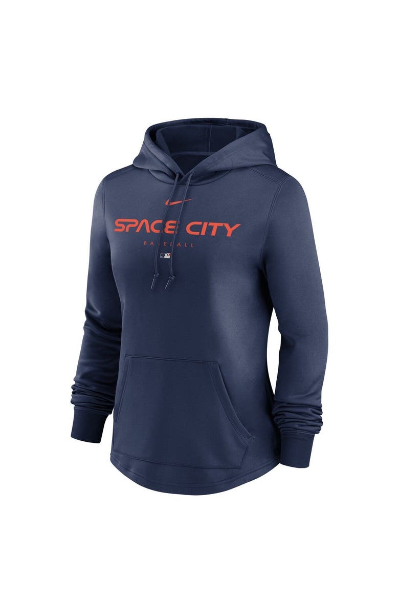 Nike Women's Nike  Navy Houston Astros City Connect Pregame Performance Pullover Hoodie, Alternate, color, 