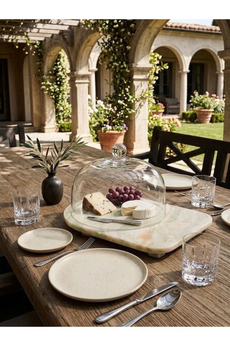 Moonlight Onyx Cloche Board, Alternate, color, Ivory