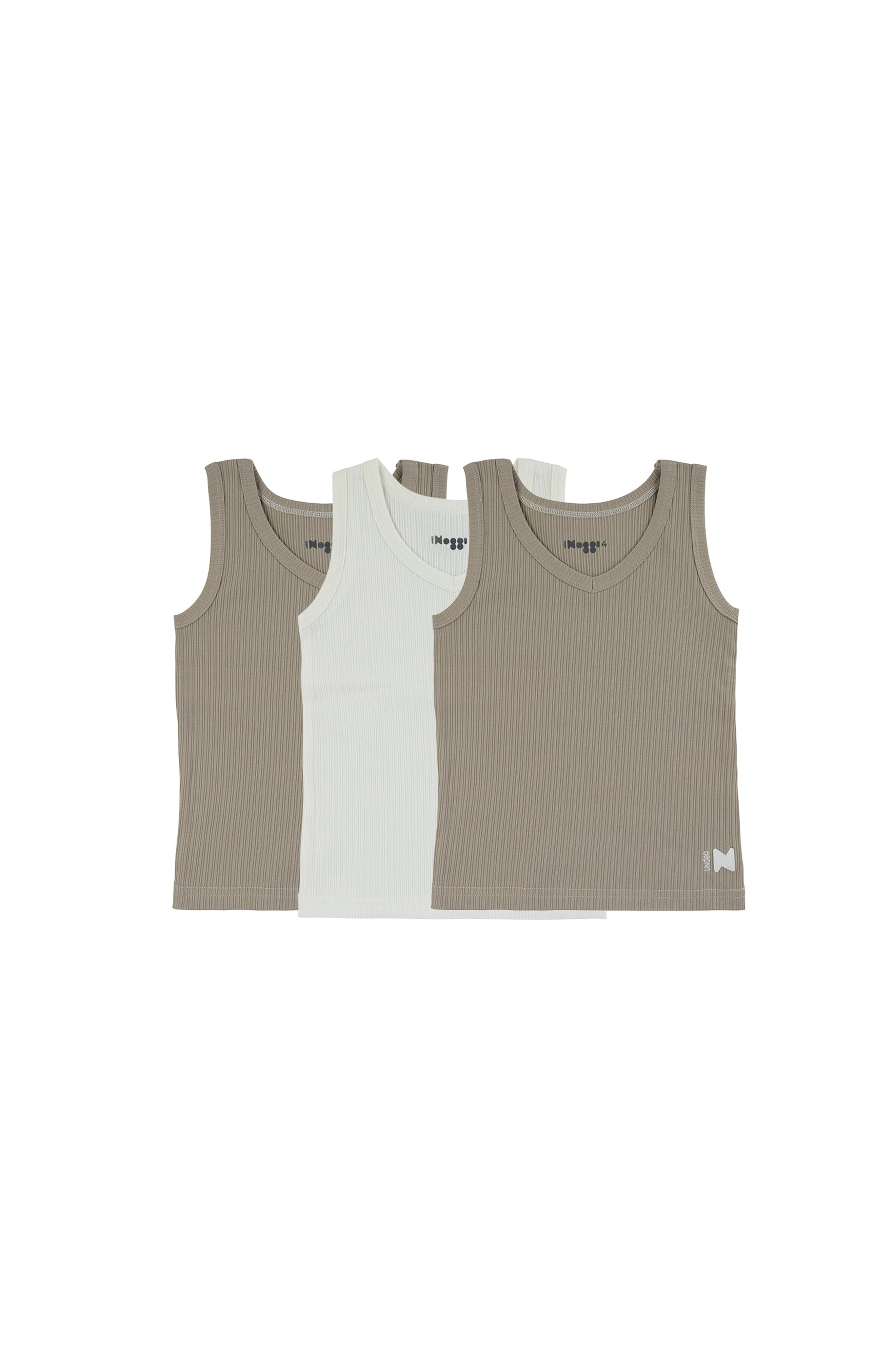 selected Taupe / White