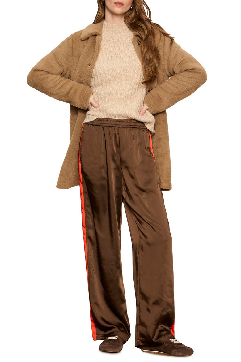 Upside Faux Fur Jacket, Alternate, color, HOT COCOA BROWN