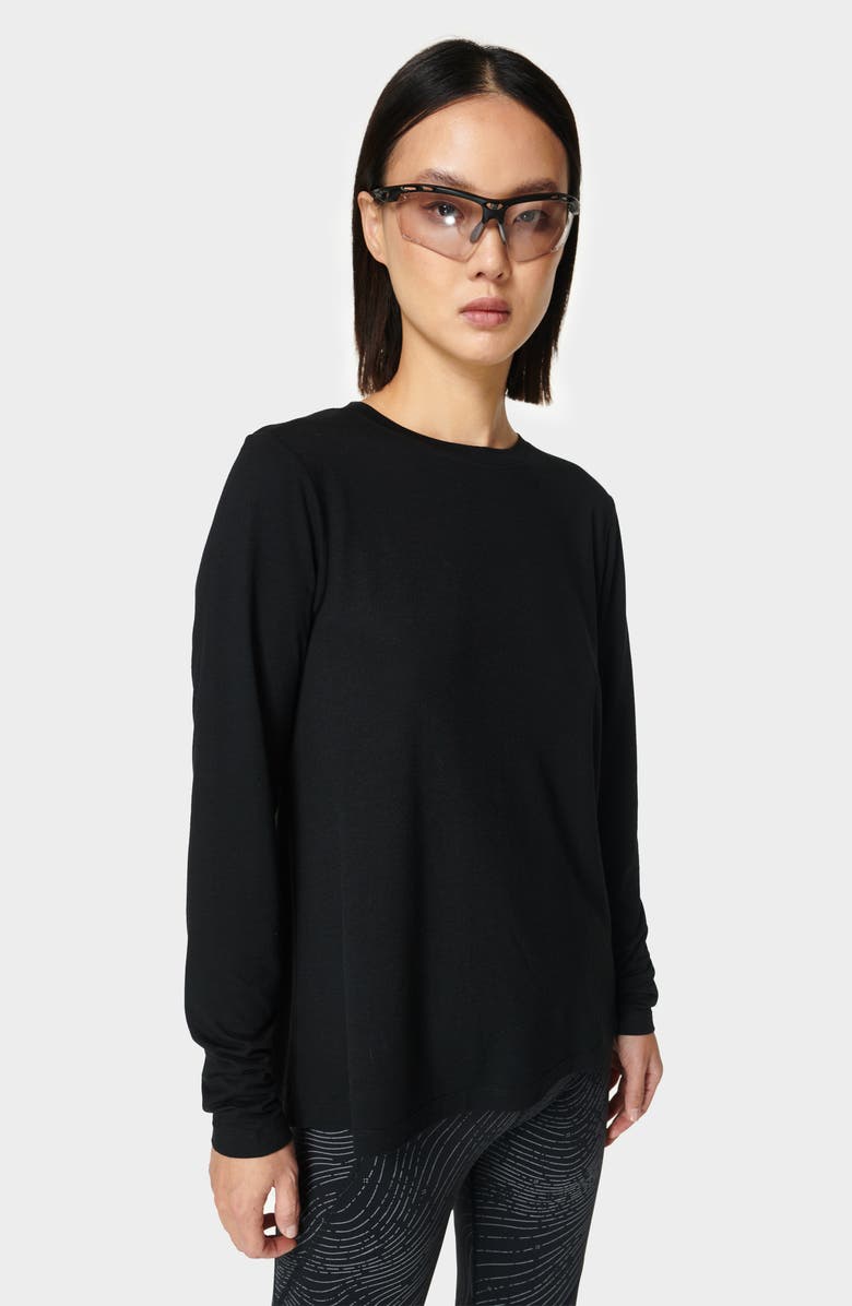 Sweaty Betty Focus Back Pleat Training Top, Alternate, color, 