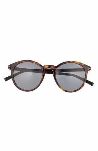 Elton 51mm Round Sunglasses