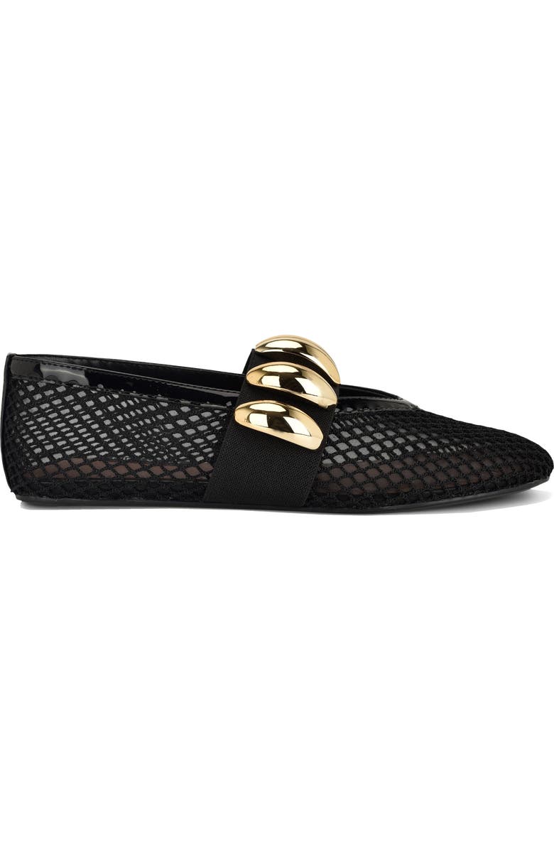 Nine West Dorra Mary Jane Flat, Alternate, color, Black