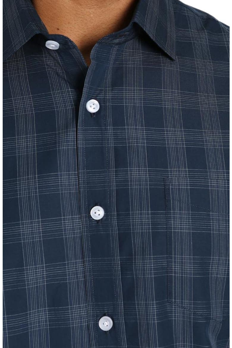 Hayati Plaid Button-Up Shirt, Alternate, color, NAVY HAYATI PLAID