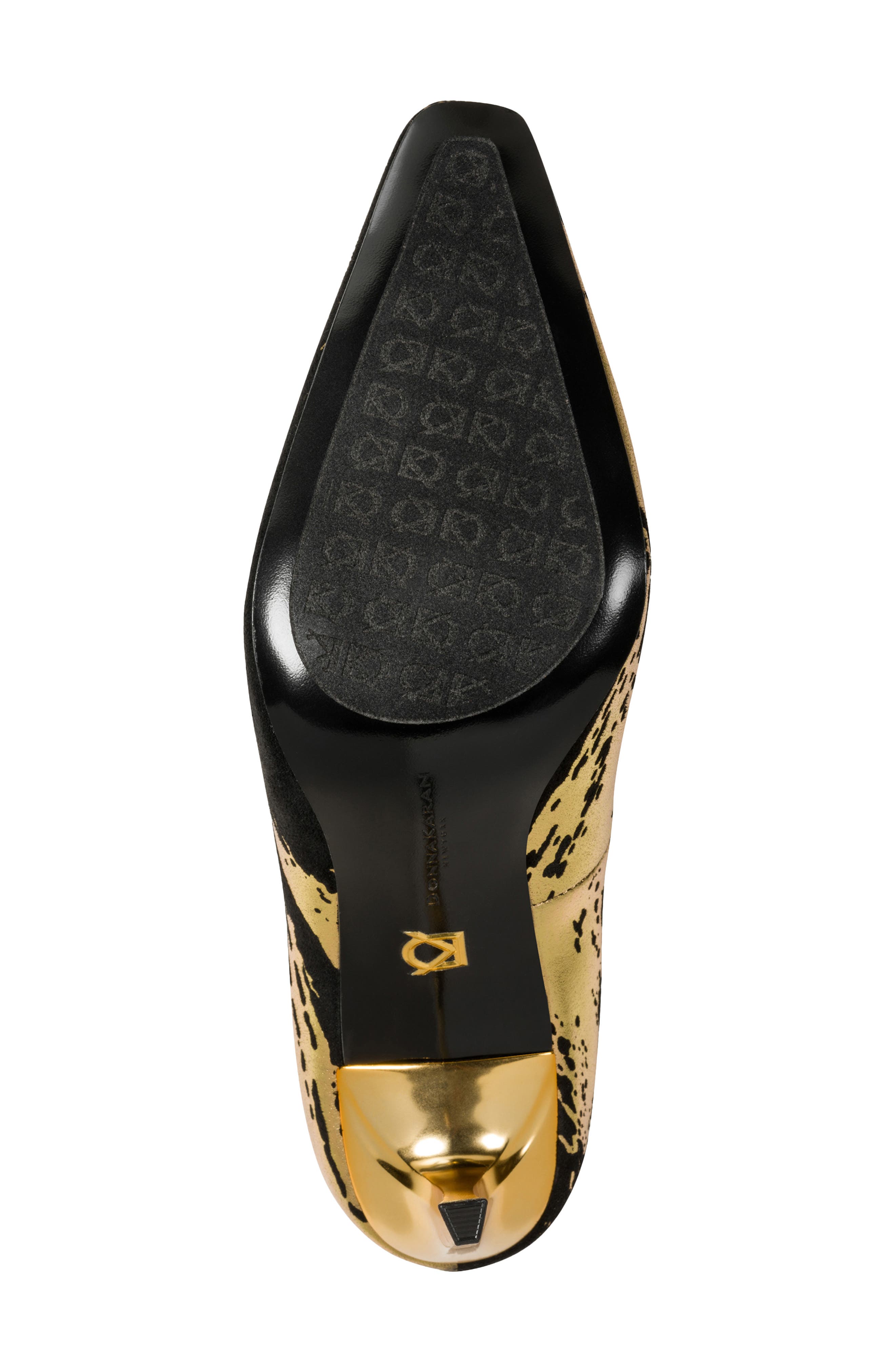 DKNY Savita Pump, Alternate, color, Black/ Gold