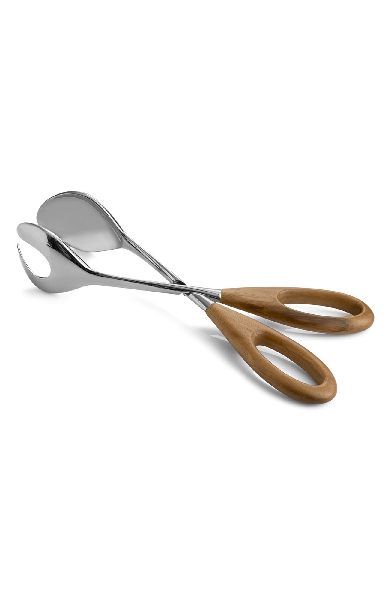 Nambé 'Curvo' Salad Scissors - Silver