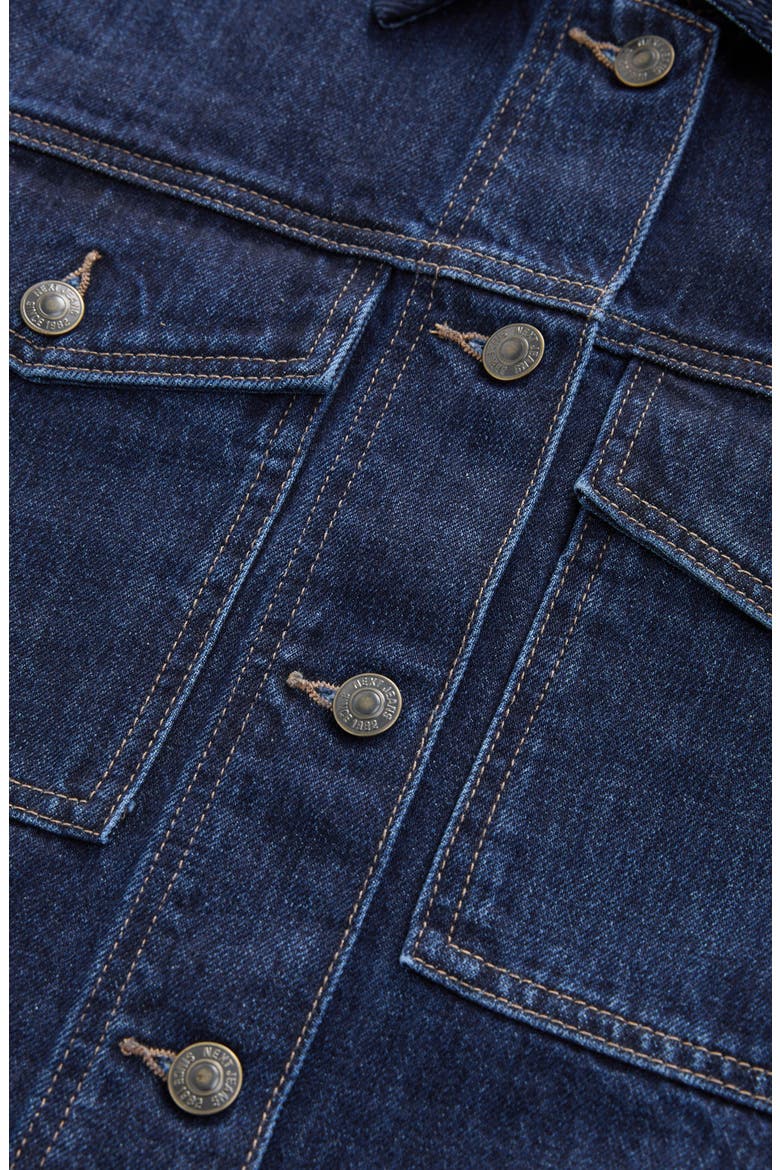 Two Tone Denim Jacket, Alternate, color, BLUE