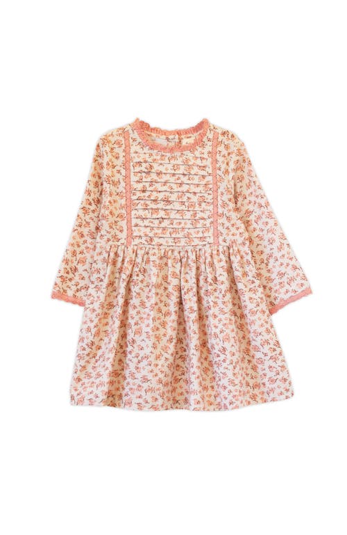 Beet World Toddler Lulu Dress With Lace Trim In Pink