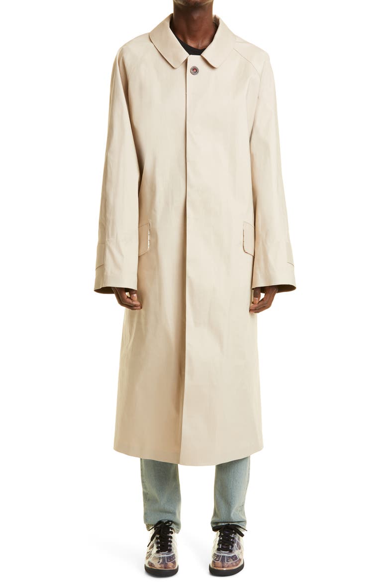 Long Trench Coat, Main, color, BEIGE