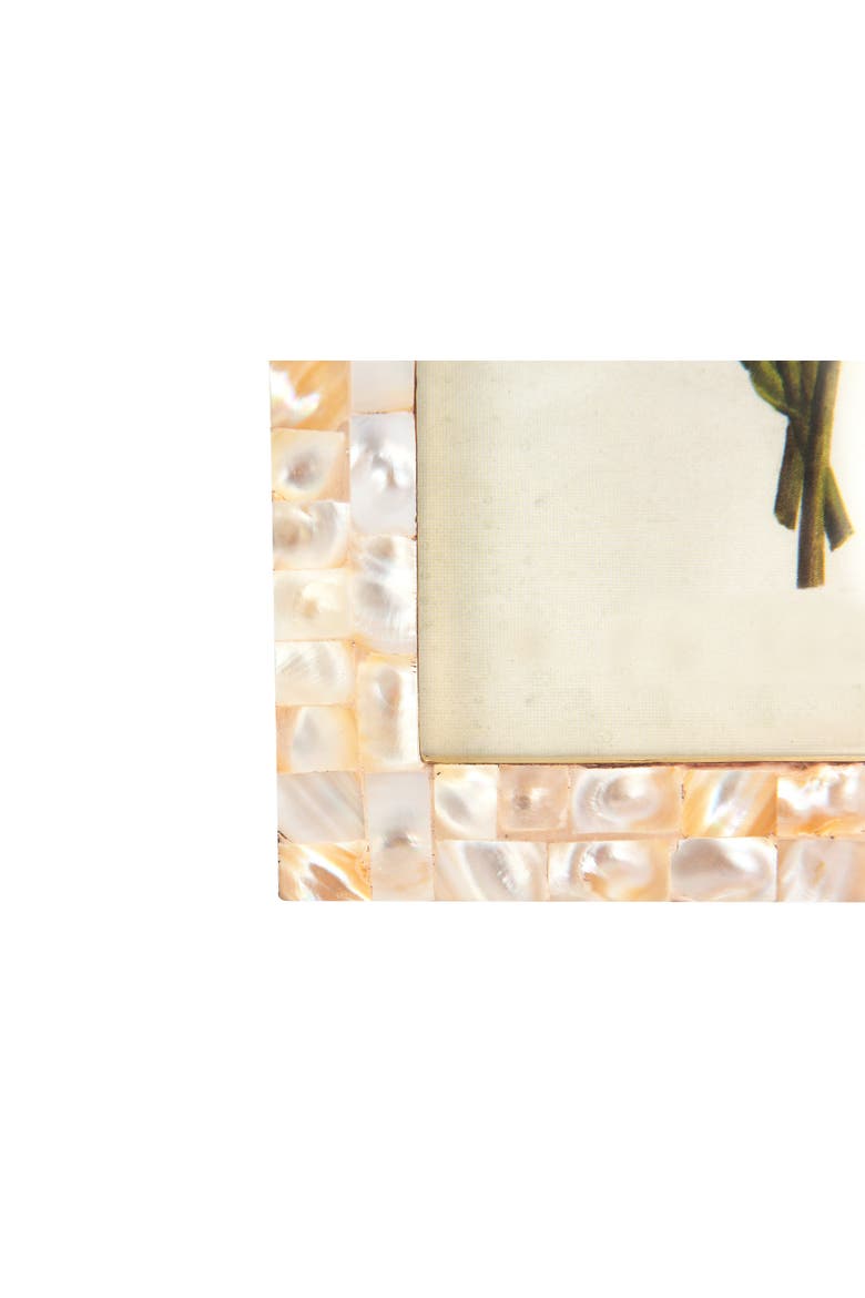 Mother of Pearl Photo Frame, Alternate, color, Cream
