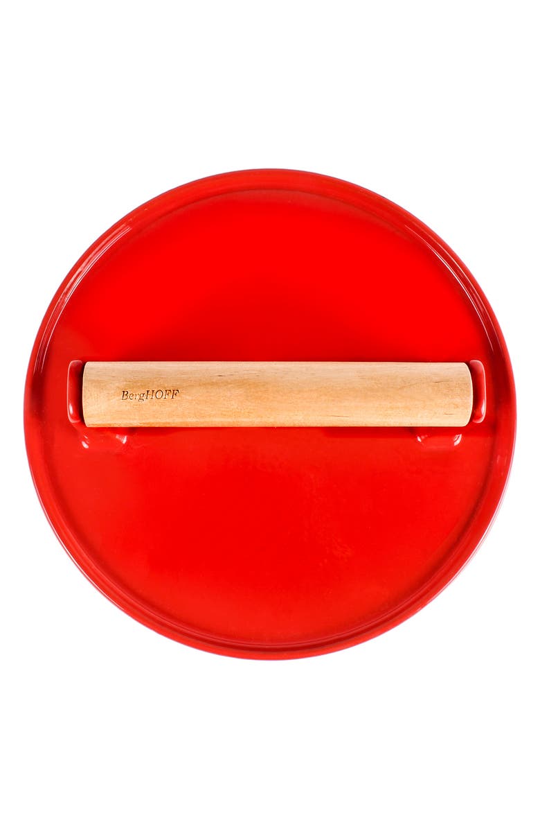 BergHOFF Neo Enameled Cast Iron 4-Piece Cookware Set, Alternate, color, Red