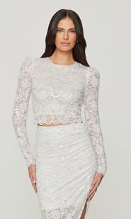 Generation Love Safia Sequin Lace Top