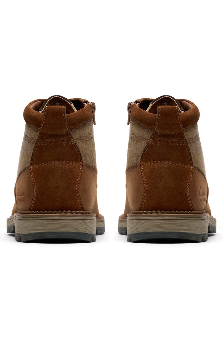 Clarks<sup>®</sup> Maplewalk Rise Boot, Alternate, color, Dark Tan Leather