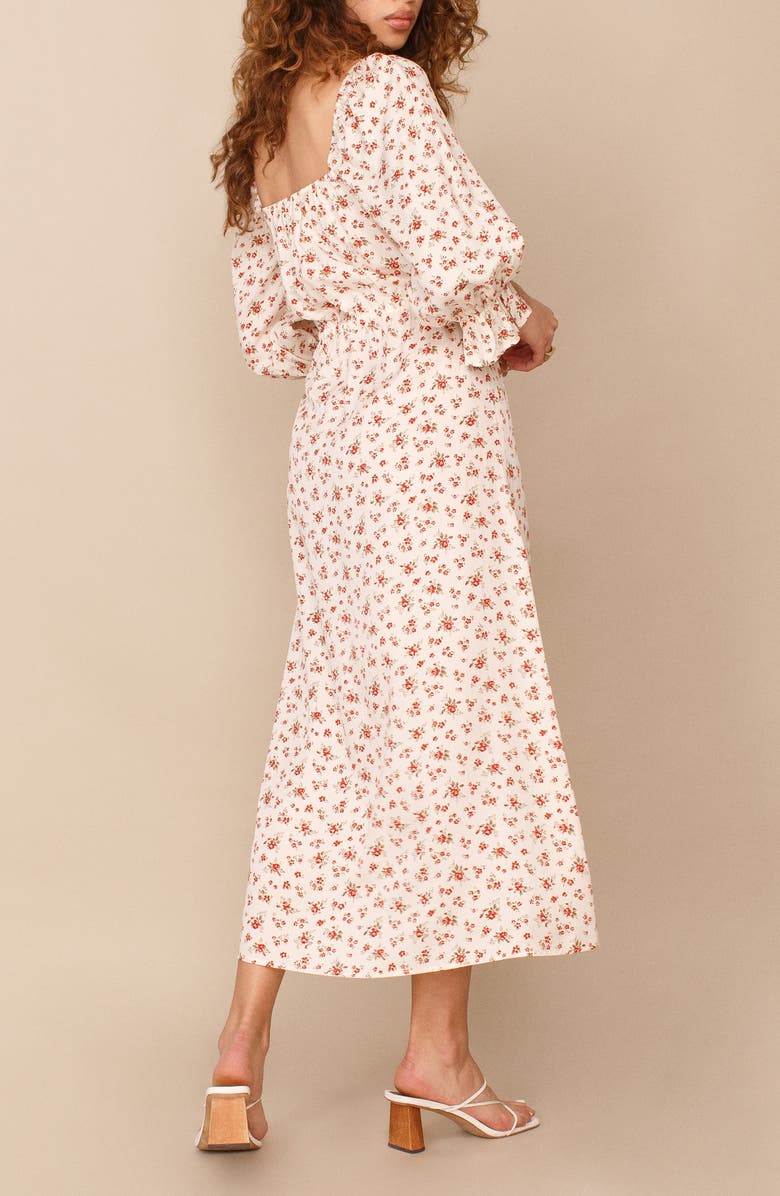 Reformation Karly Floral Dress, Alternate, color, Colette