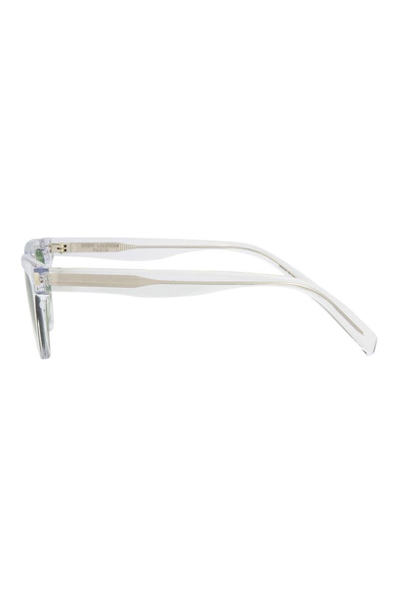 53mm Cat Eye Sunglasses, Alternate, color, CRYSTAL CRYSTAL GREEN