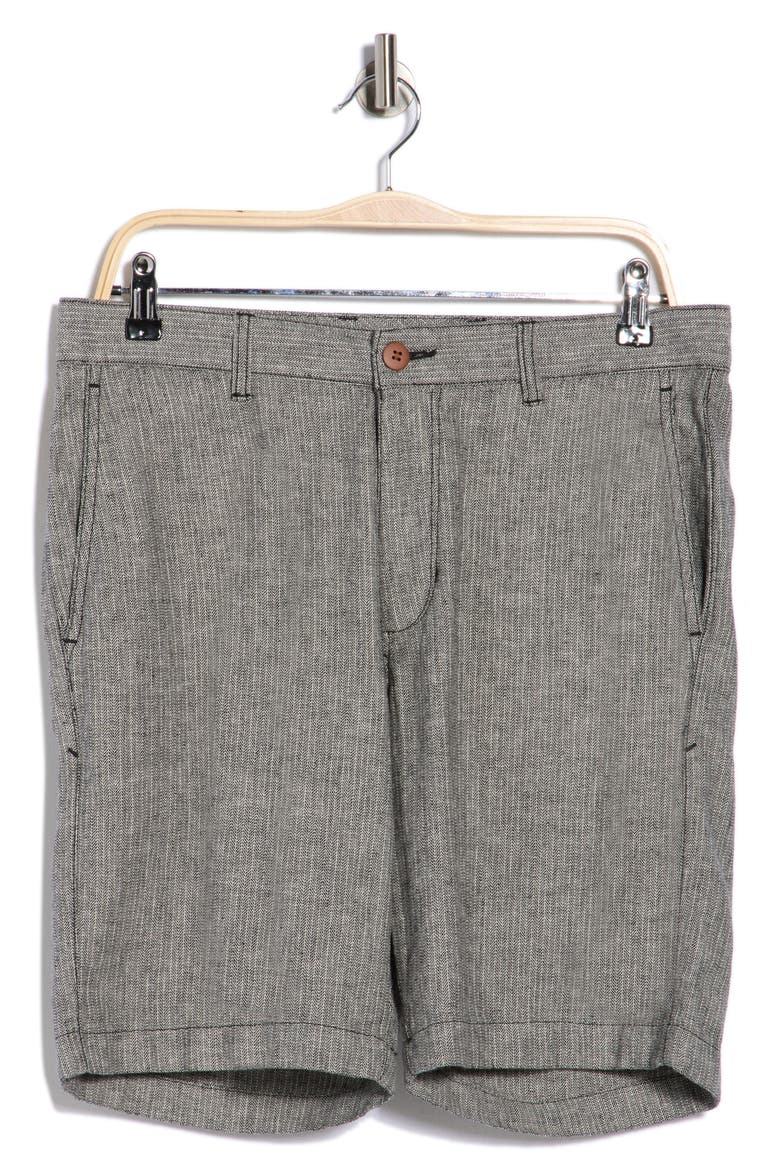 City & Sun Herringbone Shorts, Alternate, color, COAL
