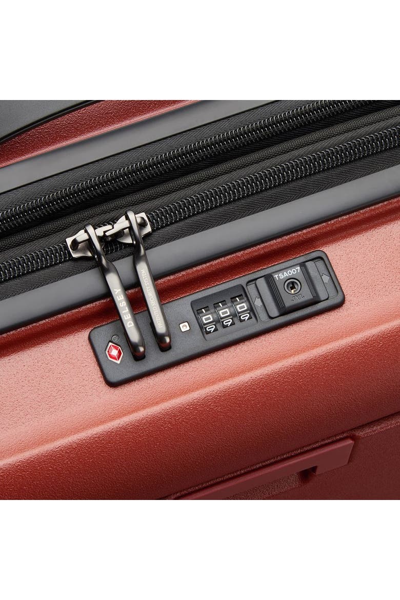Turenne 2.0 Hardside 22" Carry On Spinner Luggage with Front Pocket, Alternate, color, Brick
