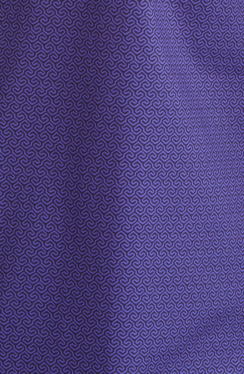 Bugatchi James OoohCotton<sup>®</sup> Greek Key Print Button-Up Shirt, Alternate, color, 