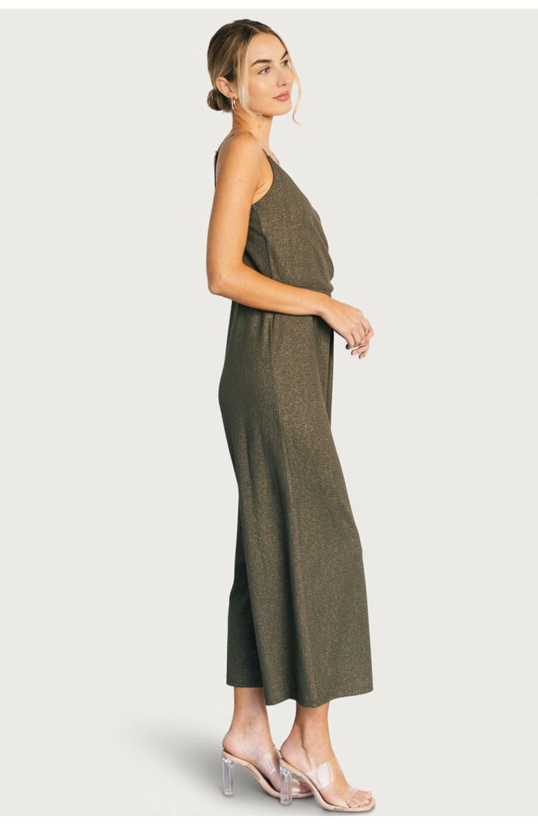 Baltic Børn Valencia Jumpsuit, Alternate, color, Olive Shimmer