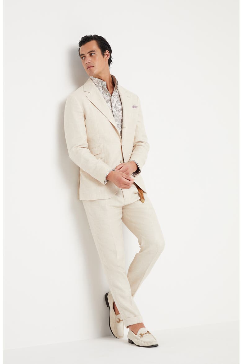 Leisure fit trousers, Alternate, color, Off-White
