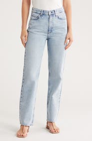 rag & bone Hattie Mid Rise Straight Leg Jeans