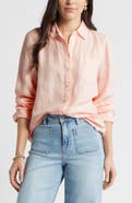 Caslon® Casual Linen Button-Up Shirt