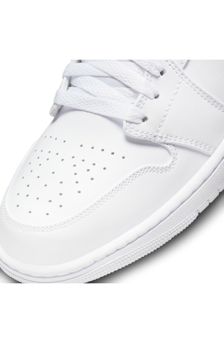 Jordan Air Jordan 1 Mid Sneaker, Alternate, color, White/ White