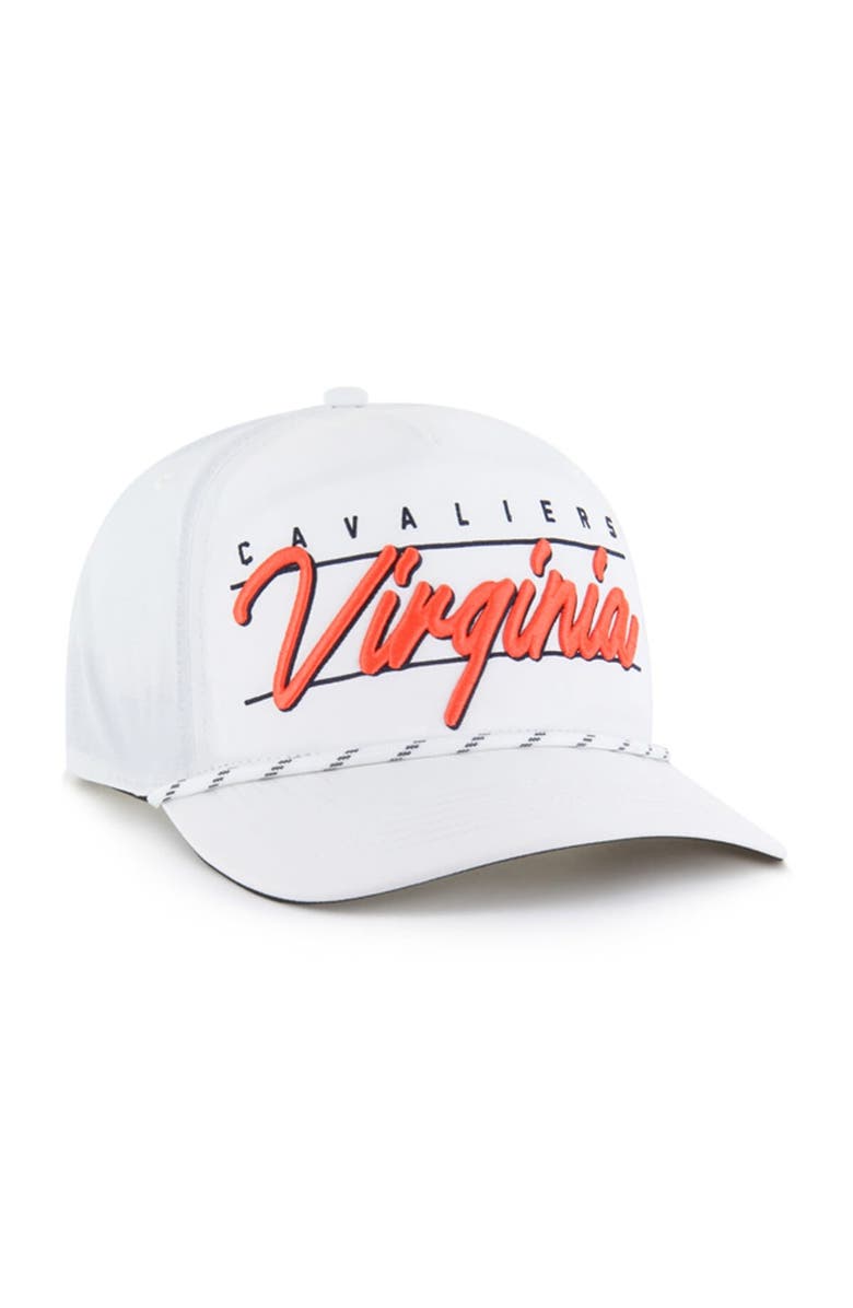 '47 Men's '47 White Virginia Cavaliers Condor Hitch brrr° Adjustable Hat, Alternate, color, White