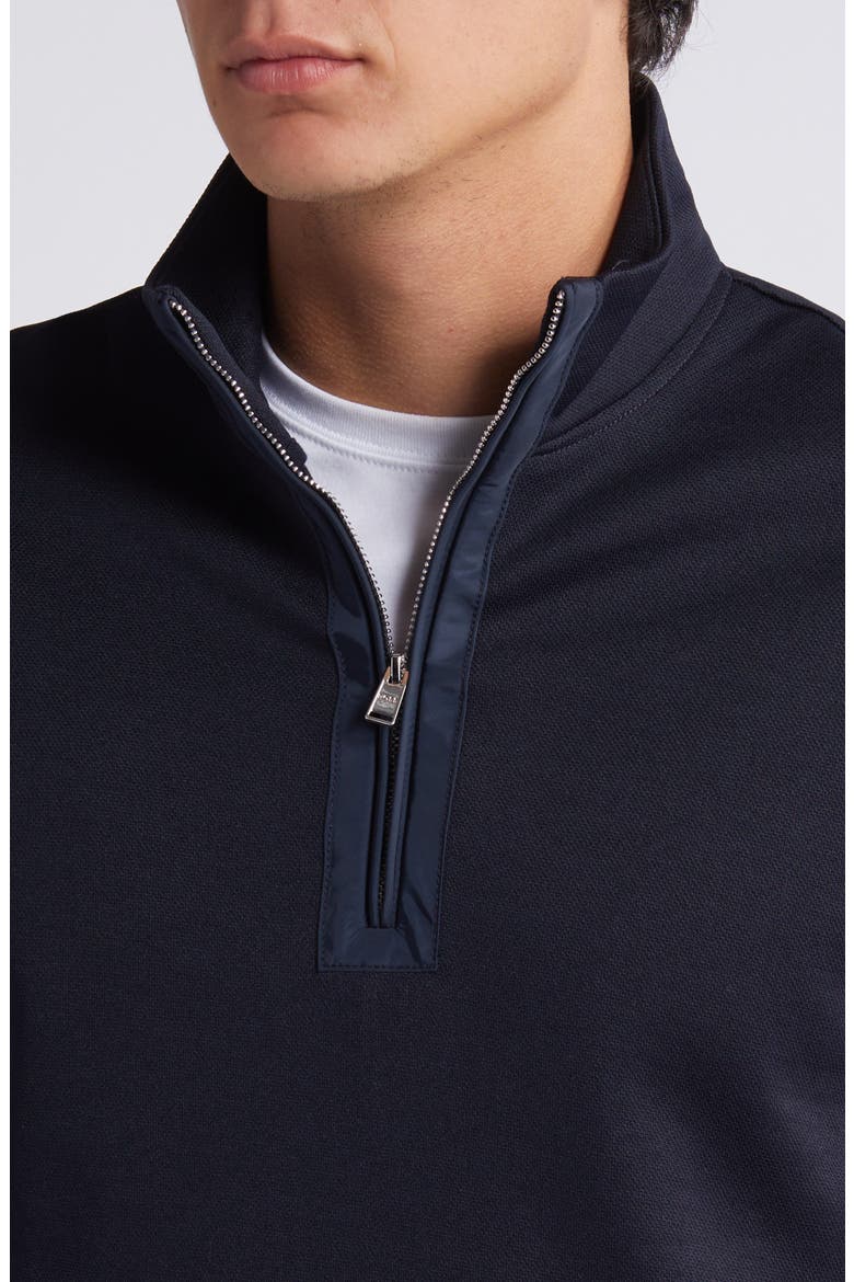 Sidney Quarter Zip Pullover, Alternate, color, DARK BLUE