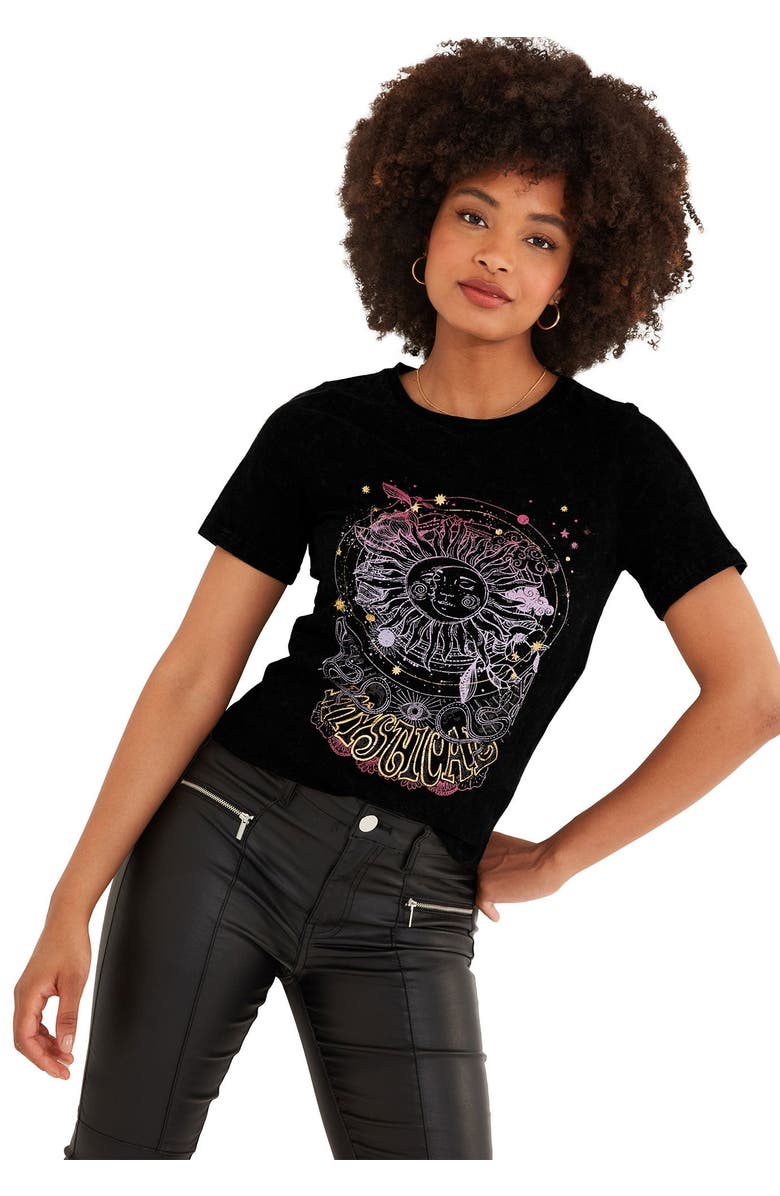 Joe Browns Stretch Cotton Graphic Tee, Main, color, Mystical Wonder