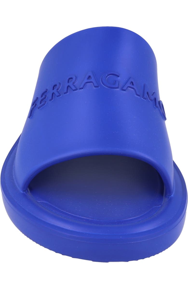 FERRAGAMO Slide Sandal, Alternate, color, Blue