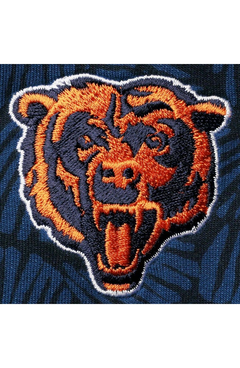 Tommy Bahama Women's Tommy Bahama Navy Chicago Bears Sport Shell We Dance Tri-Blend Full-Zip Sweatshirt, Alternate, color, 