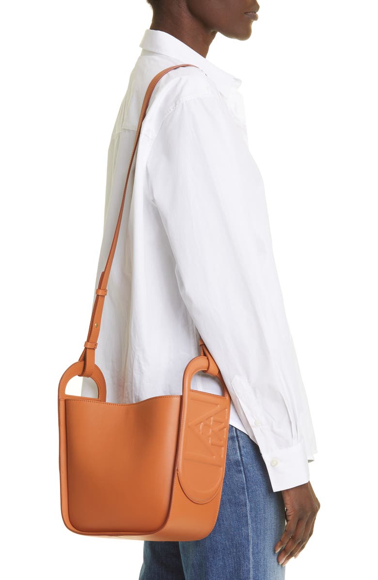 MCM Mini Mode Travia Leather Tote, Alternate, color,