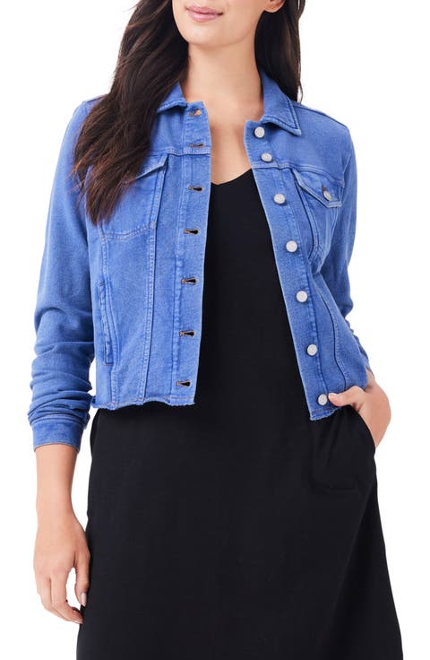 French Terry Trucker Jacket (Regular & Petite)