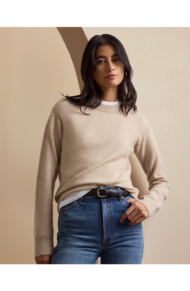 Onia Featherweight Cashmere Crewneck Sweater, Alternate, color,