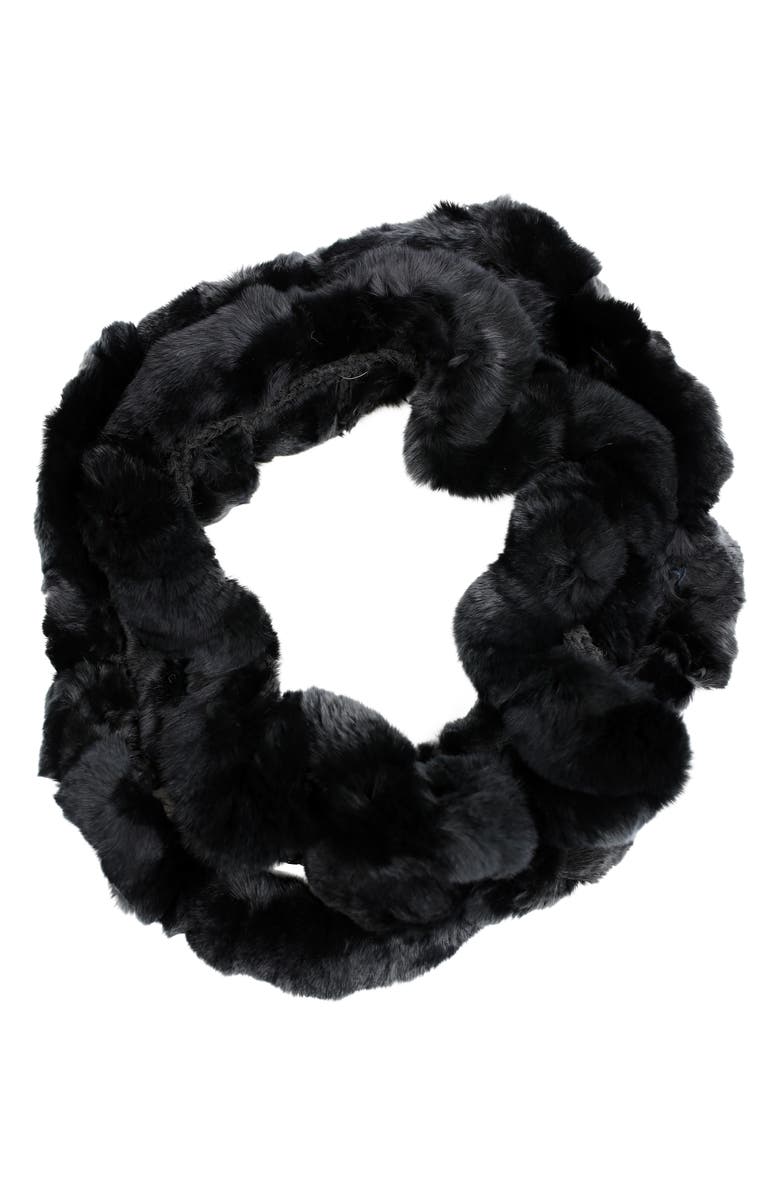 ?LOVE TOKEN? Real Rabbit Fur Infinity Scarf Love Token Caroline Genuine Rabbit Fur Scarf | Nordstrom main image 4