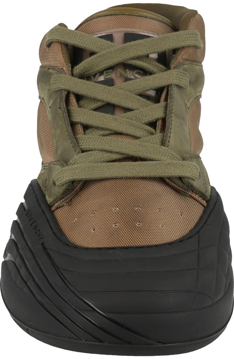 Givenchy Suede Trim Mid Top Sneaker, Alternate, color, Olive Green