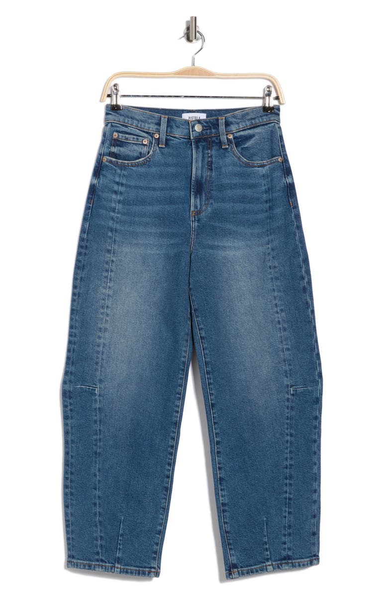 Pistola Eli Ankle Barrel Leg Jeans, Alternate, color,