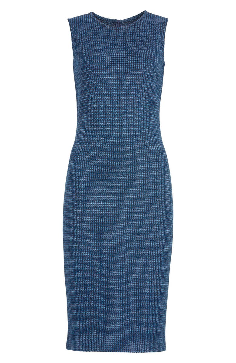 St. John Collection Matte Shine Knit Sheath Dress, Alternate, color, 